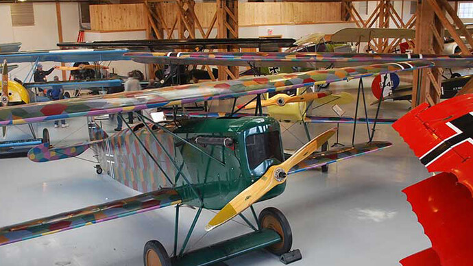 WWI Hangar. Courtesy of Military Aviation Museum