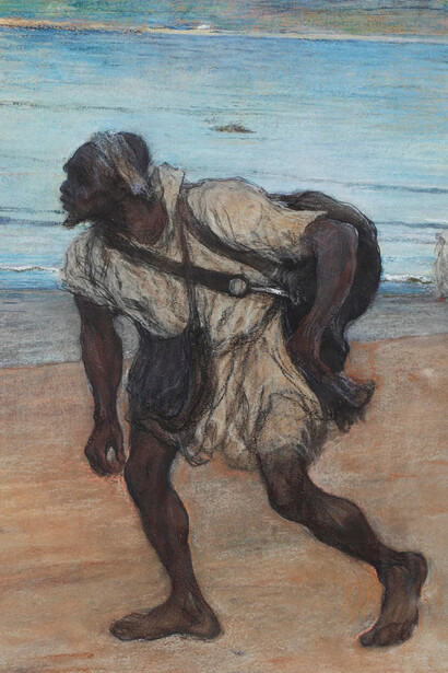 Aacobus van Looy, A water carrier in Tangier (detail), 1902. Courtesy of Mireille Mosler
