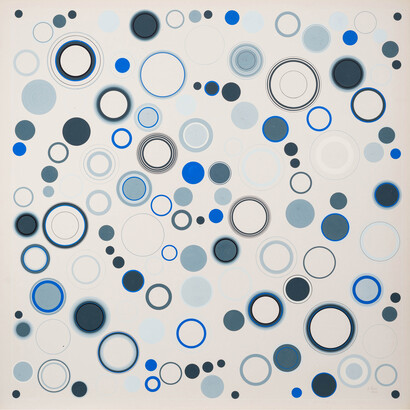 Antonio Asis, Geometría Libre, 1966. Gouache on paper (Cat. No. 4501), 29 7/8 in. x 30 5/16 in. Courtesy of the artist and Sicardi Gallery. Photography by Logan Sebastian Beck