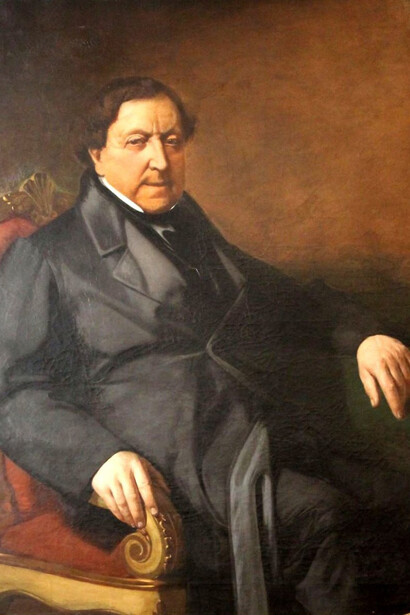 Giovanni Pierpaoli, ritratto di Gioachino Rossini