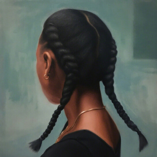 Delfin Finley's. Some Things Never Change. Courtesy of Lora Schlesinger Gallery