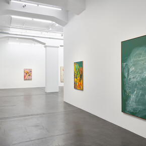 Installation view, ‘Rita Ackermann. Brother and Sister’, Hauser & Wirth Zürich, 2019
© Rita Ackermann
Courtesy the artist and Hauser & Wirth 
Photo: Jon Etter
