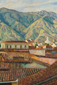 «Tejados de la Vieja Caracas y el Ávila» (1933), Manuel Cabré (1890-1984)
