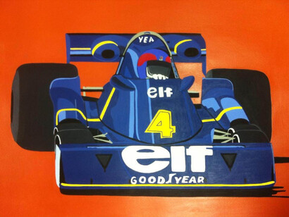 Fernando Ribeiro, Tyrrel P34, 2015
Técnica – acrílica s/ papel algodão
Dimensão -80cm X 80cm