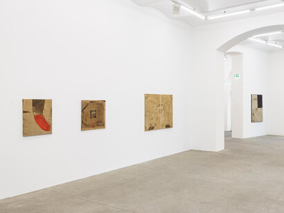 Christine Gironcoli, Absicht und zufall, ausstellungsansicht. Mit freundlicher genehmigung von Galerie Elisabeth & Klaus Thoman
