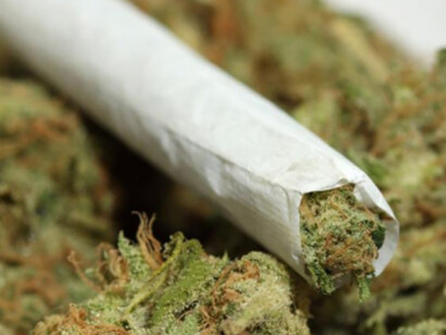 Uno spinello di marijuana