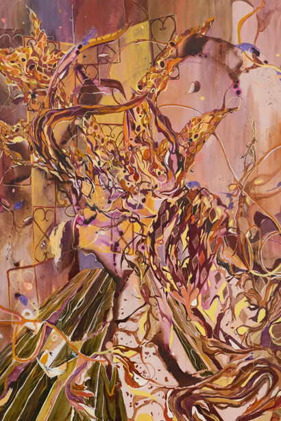 Laurena Finéus, I bend to the knife (detail), 2026. Courtesy of Fridman Gallery