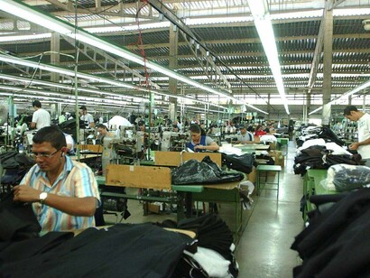 Fábrica textil en San Pedro Poas, Costa Rica