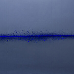 Yazid Oulab, Untitled, 2014, Pigment and oil on canvas, 162 x 114 cm, Courtesy of Selma Feriani Gallery and the artist