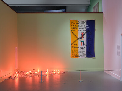 Various artists, Pause, act, void, event, exhibition view. Courtesy of Govett-Brewster Art Gallery