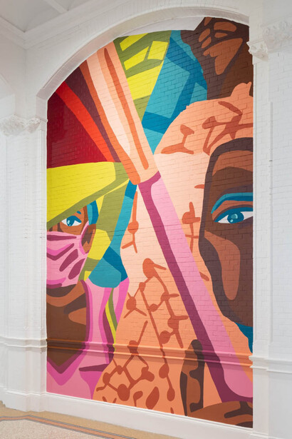 Hedy Tjin, Post/No/Bills, exhibition view. Courtesy of Stedelijk Museum