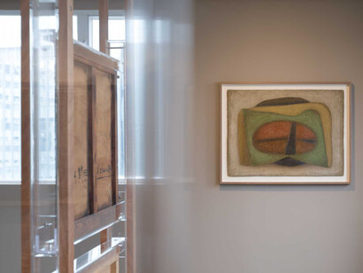 Ha Bik Chuen, Reframing strangeness. Ha Bik Chuen’s motherboards and collagraphs, exhibition view. Courtesy of Para Site