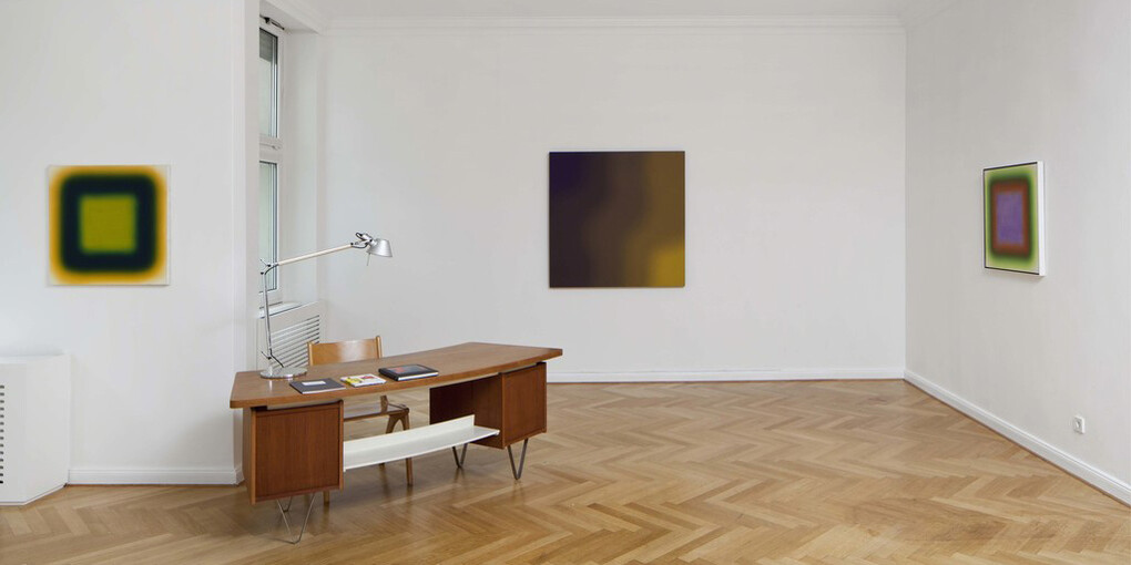Wojciech Fangor, Exhibition view. Courtesy of Gnyp Gallery