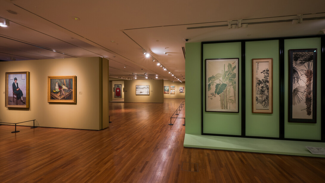 City of Others, Asian Artists in Paris, 1920s-1940s, exhibition view. Courtesy of National Gallery Singapore