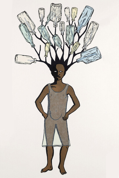 Alison Saar, Li'l big sister (detail). Courtesy of Galerie Lelong