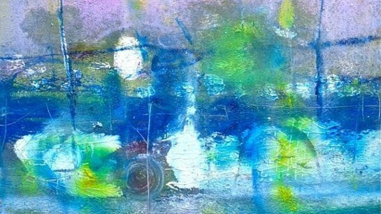 Leonardo Pecoraro, tecnica mista su tela, 2013, 30 x 30 cm