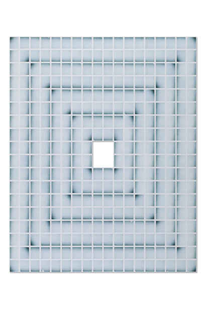 John Messinger, All Of The Light In A Given Space II, 324 sheets of instant film, 60.75 x 76.5 in. 2014 (1 of 1)