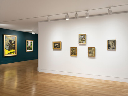 Jamie Wyeth, Unsettled, exhibition view. Courtesy of Frye Art Museum