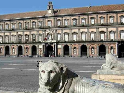 Biblioteca Nazionale di Napoli al Palazzo Reale a Napoli