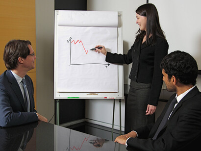 Exponer un proyecto ante clientes o superiores