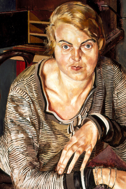 Stanley Spencer, Patricia Preece, 1933, Oil on canvas, 83.9 x 73.6 cm © Estate Stanley Spencer & Bridgeman Images, London. Courtesy Southampton City Art Gallery