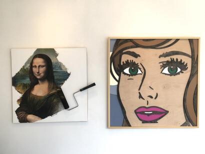 She Looks at... The Water, Mitch McGee, installation view. Courtesy of the artist and Elisa Contemporary Art