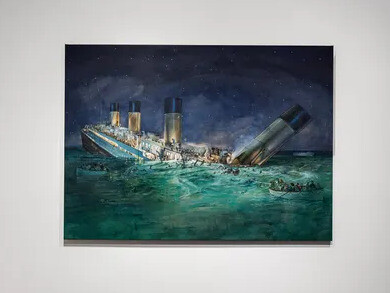 Claudia Bitrán, Titanic, a deep emotion, exhibition view. Courtesy of Cristin Tierney Gallery
