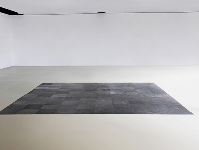Carl Andre, 10 x 10 Altsadt Square, 1967. Kunstmuseum, Basel. Photo © Martin P. Bühler. © ADAGP, Paris, 2017