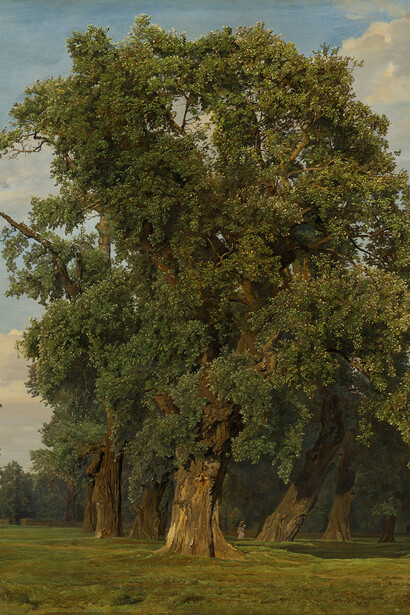 Ferdinand Georg Waldmüller, Large prater landscape (detail), 1849. Courtesy of the National Gallery