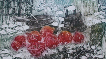 L’angolo dimenticato, cm 50 x 70, particolare