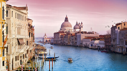 Venecia. El Gran Canal con Santa María della Salute 