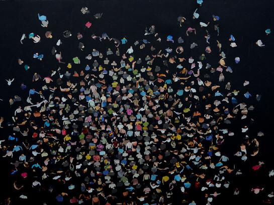 Daniele Galliano, Constellations, 2014, Collages, 50 x 70 cm