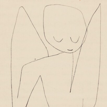 « L'ange oubliable » (Vergesslicher Engel, 1939) Paul Klee