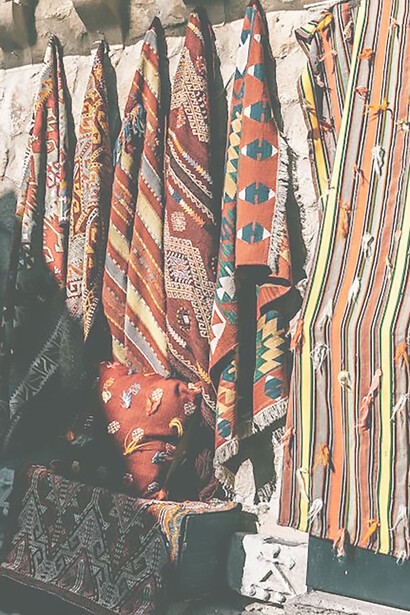 In the heart of Nevsehir, Turkey, the Turkish carpets hailing from Goreme National Park weave a tale of Oriental splendor, enchanting onlookers with their exquisite craftsmanship and vivid colors