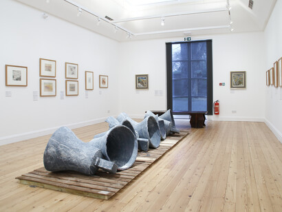 Keith Roberts, Distant Voices, or Caporetto, 2016-17, Plaster, acrylic paint, timber