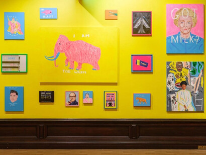 Joe Lycett, Every thing must go, exhibition view. Courtesy of Birmingham Museum and Art Gallery