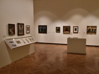 Various artists, Artistic itineraries between Argentina and Spain (1880–1930), exhibition view. Courtesy of Museo Nacional de Bellas Artes