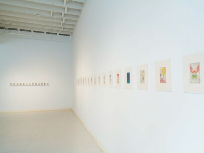 Eric Stotik. Set, Exhibition view. Courtesy of Russo Lee Gallery