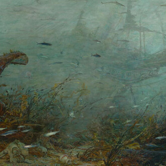 William Lionel Wyllie, Davy Jones's locker. Courtesy of National Maritime Museum