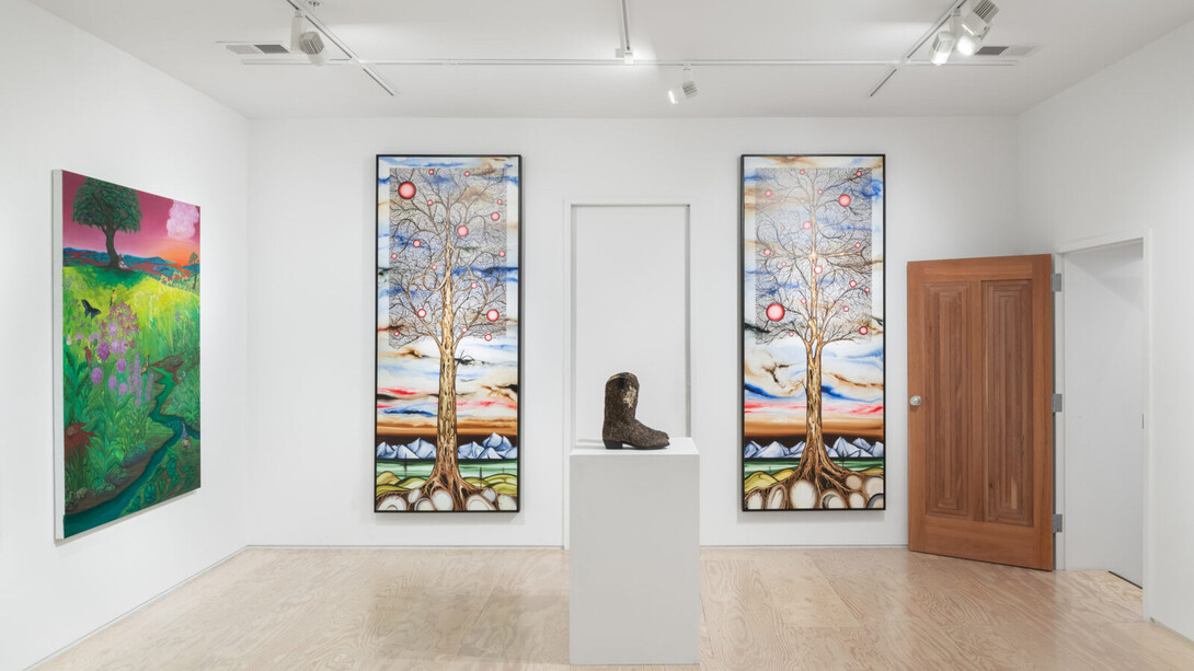 Various artists, Into the woods, exhibition view. Courtesy of Jessica Silverman