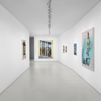 Ellen Akimoto, Everybody’s in the room, exhibition view. Courtesy of Galerie Judin 