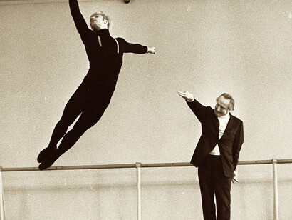 Profesor y discípulo: Alexei Yermolaev y Vladímir Vasíliev