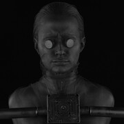 Marco Bolognesi. Bellatrix, 2017, collage corporeo. Sendai City, The Truth, Biennale di Curitiba