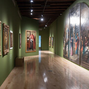 José Agustín Arrieta, 1803-1874. La ciudad de Puebla en el siglo XIX, vista de exhibición. Cortesía del Museo Amparo