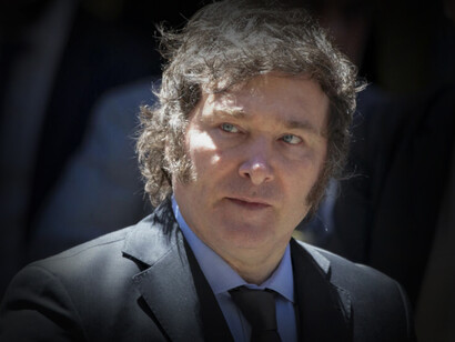 Javier Milei, líder del espacio político La Libertad Avanza