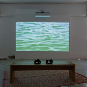 Shahana Rajani, In drawing, in remembrance, exhibition view. Courtesy of Para Site