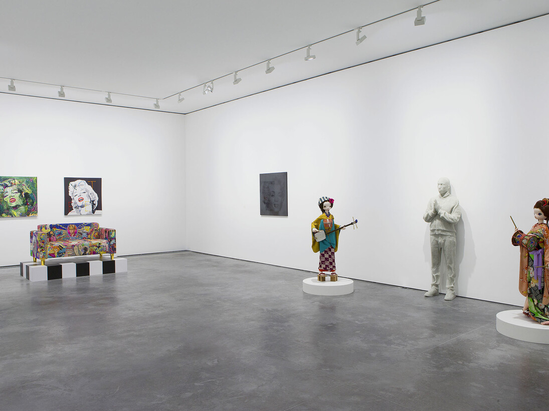 View of the exhibition "G I R L" curated by Pharrell Williams at the Salle de Bal / Galerie Perrotin, Paris. Photo : Claire Dorn, Courtesy Galerie Perrotin  