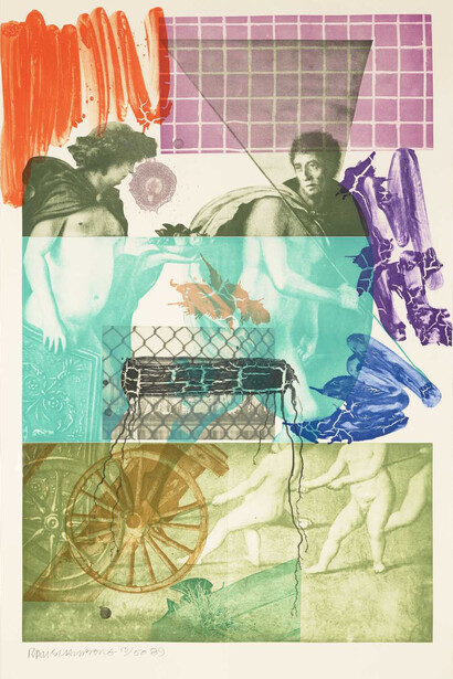 Robert Rauschenberg, Bellini #5, 1989, Fine Arts Museums of San Francisco, Anderson Graphic Arts Collection, gift of the Harry W. and Mary Margaret Anderson Charitable Foundation © Fine Arts Museums of San Francisco