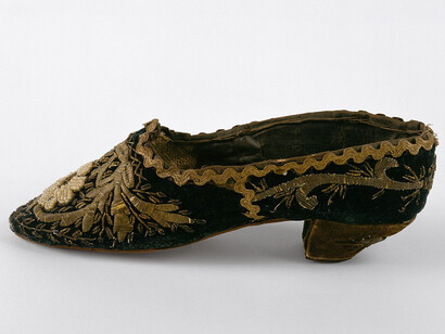 Turkish dance slippers, c. 1880s