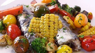 Sardinas en papillote